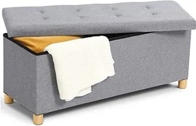Productafbeelding van Famanu opbergbank, 100 cm - Lichtgrijs