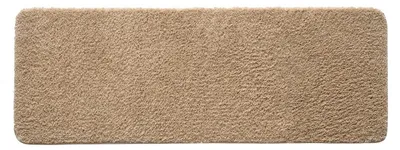 Productafbeelding van Antislip badmat, wasbaar, beige, 45x120 cm, microvezel