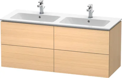Image de Duravit L-Cube Meuble sous-lavabo suspendu, 4 tiroirs, 1290x550x481mm, LC625907171