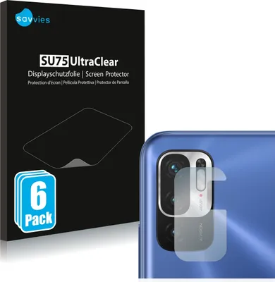 Produktbild von 6x Für Xiaomi Redmi Note 10 5G (NUR Kameraschutz) Schutzfolie Savvies Displayschutz Display Schutz Folie Klar Transparent