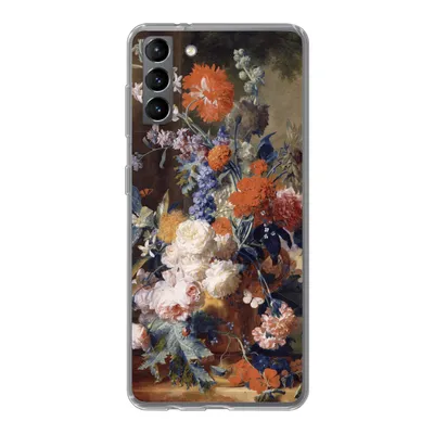 Produktbild von MuchoWow® Handyhülle Schutzhülle Hülle für Samsung Galaxy S21 Plus Stilleben mit Blumen - Malerei - Alte Meister Silikon Softcase Handy Hülle - Handy-Tasche