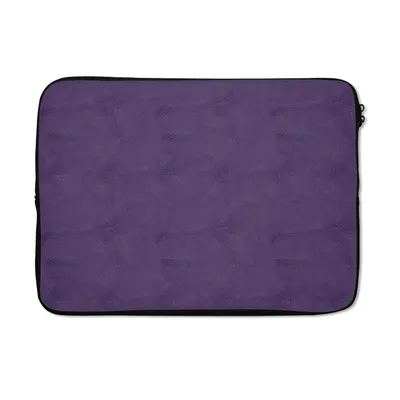Produktbild von MuchoWow® Laptop Hülle 13 Zoll Leder - Lila - Tiere Laptoptasche - Laptophülle - Sleeve - Rundumschutz
