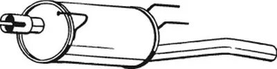 Produktbild von Bosal Endschalldämpfer 185-637