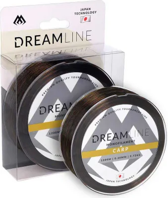 Produktbild von Mikado Dreamline Carp Karpfenlinie 1200 M Schwarz 0.400 mm Schwarz 0.400 mm
