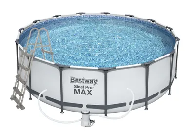 Produktbild von Zestaw basenowy Bestway Steel Pro MAX Rund 457x122 cm