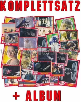 Produktbild von TOPPS - Spar 13 - Star Wars - Journey to Star Wars - Komplettsatz ALLE Karten + Sammelalbum - Deutsch