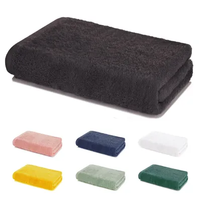 Zdjęcie produktu dla Ręcznik do sauny Lavea Mexico – 80 x 200 cm, 100% bawełna, frotte 500 g/m², 60°C, można suszyć w suszarce, antracytowy