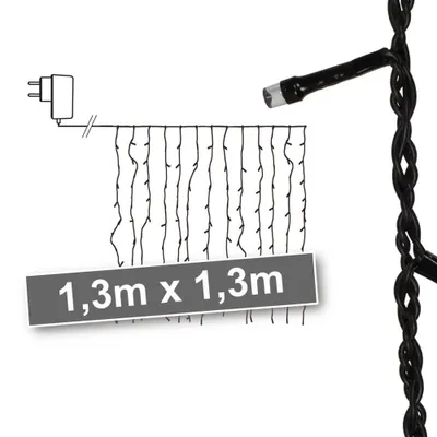 Produktbild von Star Trading LED-Lichtervorhang "Serie LED", 80 LED, 1,3x1,3 m,