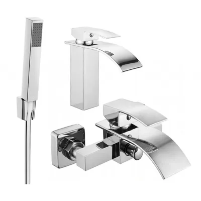 Obrázok produktu pre Mexen Aries R77 vaňová súprava, chrómová - 744803R77-00