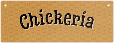 Produktbild von Chickeria Hühnerstall Metallschild