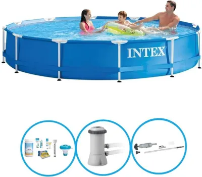 Produktbild von Intex Pool Metal Frame - Schwimmbad-Set - 366x76 cm
