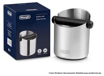 Produktbild von Abklopfbehälter für Siebträger DLSC084 Knock Box (edelstahl/schwarz)