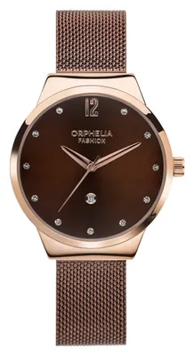 Zdjęcie produktu dla Zegarek damski Orphelia, bransoleta, mechanizm kwarcowy, stal nierdzewna, model OF714813