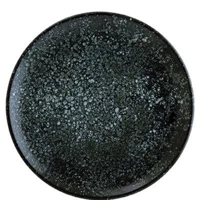 Productafbeelding van Cosmos Black, gourmet serviesbord, plat, 21 cm - 12 stuks