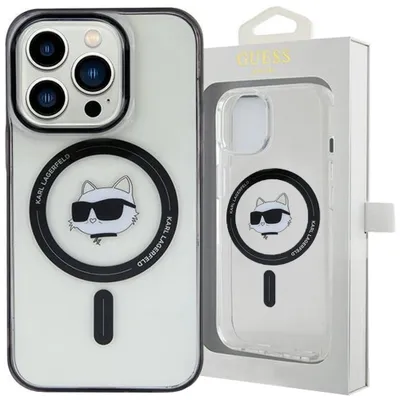 Produktbild von Karl Lagerfeld Iml Choupette's Kopf Magsafe Hülle Für Iphone 15 Plus - Transparent