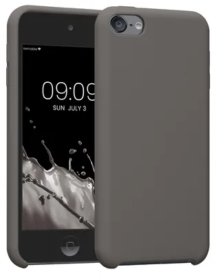 Produktbild von kwmobile Schutzhülle kompatibel mit Apple iPod Touch 6G / 7G (6. und 7.Generation) - Hülle Silikon gummiert - Cover Case in Stone Dust