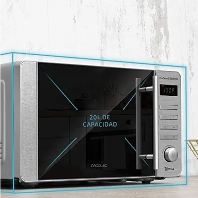 Produktbild von Mikrovlnná trouba s grilem Cecotec ProClean 5120 20 L 700W Stříbrná barva