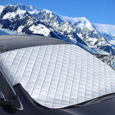 Image de Housses d'hiver pour voiture, protection contre les hivers rigoureux, protection anti-neige, protection contre le soleil et la poussière, modèle universel adapté à de nombreux véhicules