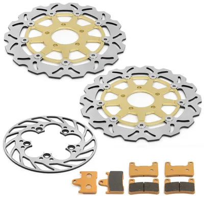 Productafbeelding van Remdiskschijven, remblokken, geoptimaliseerde warmteafvoer, lichtgewicht constructie, geschikt voor GSXR 600, modeljaren 2004 en 2005