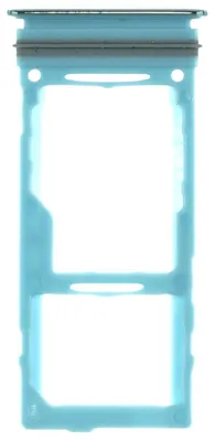 Produktbild von Samsung Galaxy A72 (SM-A725F) Sim Karten Halter Tray Fach (Awesome Blue), Blau