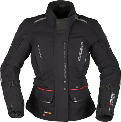 Produktbild von Modeka Viper LT Damen Motorrad Textiljacke, schwarz, 46