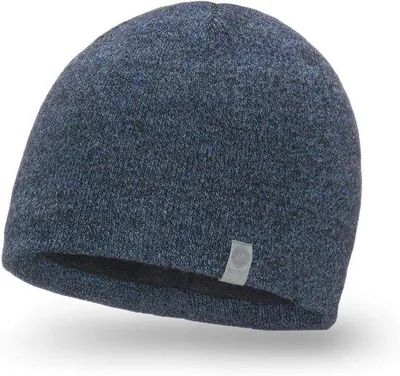 Productafbeelding van Heren wintermuts in gebreide look met fleecevoering - Comfortabele en ademende beanie voor koude dagen