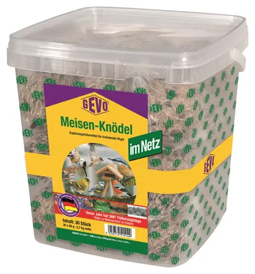 Produktbild von GEVO® Meisenknödel Eimer - 30 Stück im Netz