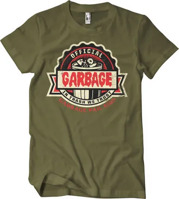 Produktbild von Official Garbage T-Shirt - Large - Olive