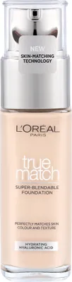 Image de L'Oréal Paris True Match Super-Blendable Foundation maquillage liquide pour unifier le teint 1D/1W Golden Ivory 30 ml