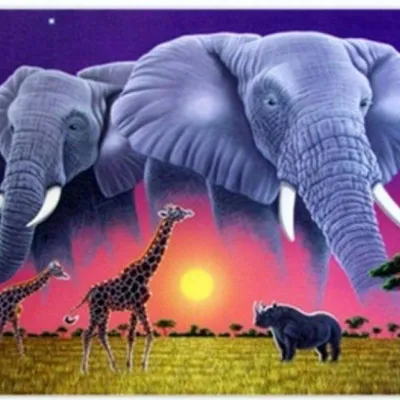 Produktbild von NORIMPEX Kleiner Ofen von Number Elephants 40x50cm