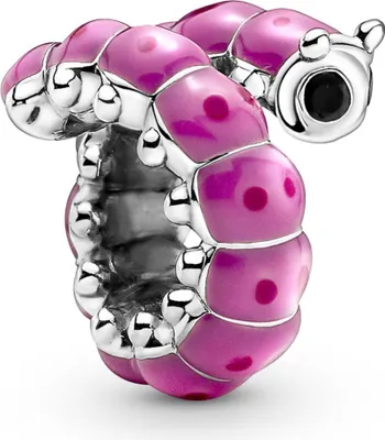 Produktbild von PANDORA MOMENTS Charm "Süße gekräuselte Raupe" Silber 790762C01