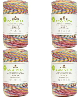 Produktbild von 4x DMC Eco Vita 4 Multi-Technique – Recycelte Baumwolle (250g/200m) (Color 106)