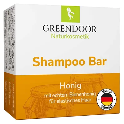 Produktbild von GREENDOOR Shampoo Bar Honig