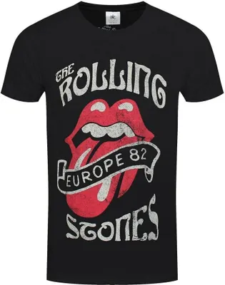 Obrázek produktu pro The Rolling Stones - "'82 Tour" Tričko pro muže/dámy Uni RO808 (M) (Black)