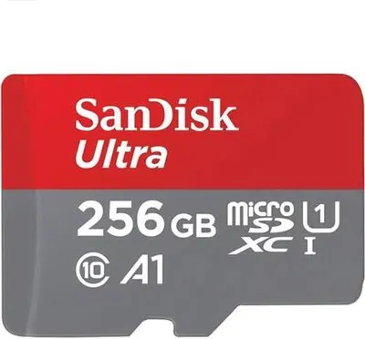 Produktbild von SanDisk Ultra microSDXC A1 256GB 150MB/s Adapt.SDSQUAC-256G-GN6MA