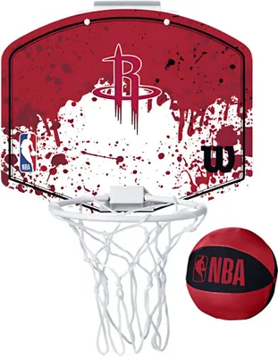 Produktbild von Wilson Team Mini Hoop Nba Rockets Set Mit Ball Und Mini-basketballkorb Mehrfarbig Mehrfarbig One Size
