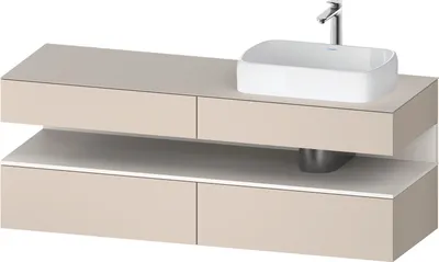 Produktbild von DURAVIT QA4778084830000 QTG KWTU WH Ek. 1600x550x600 Tp. Smt