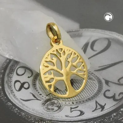 Produktbild von Anhänger 12mm Baum des Lebens 9Kt GOLD
