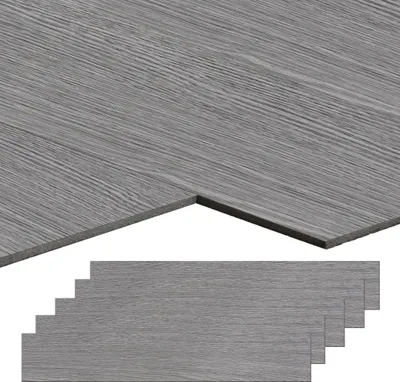 Obrázok produktu pre XINZI PVC podlaha Vinylová podlaha Samolepiaca 7,5m² 18 kusov Hrúbka 2 mm (sivá) Vodotesná Protišmyková do kuchyne, obývačky, na balkón
