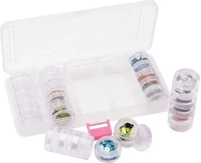 Produktbild von Vaessen Creative | Staubox + 25 Döschen