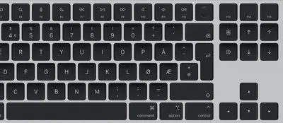 Image de Apple Magic clavier Universel USB + Bluetooth QWERTY Norvégien Noir