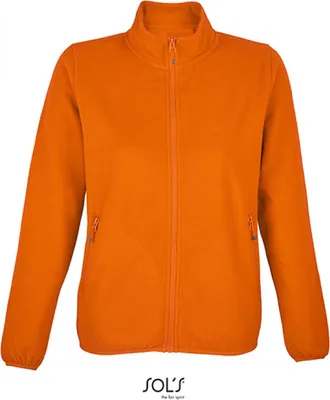 Produktbild von SOLs 03824 | WomenŽs Factor Zipped Damen Fleece Jacke - Farbe: Orange - Größe: 3XL