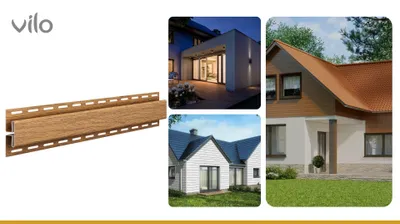 Obrázok produktu pre VILO Fronto SVP-18 – spojovací profil pre plastové fasádne panely – príslušenstvo pre obklady s profilom H – 3,05 m – dub Winchester