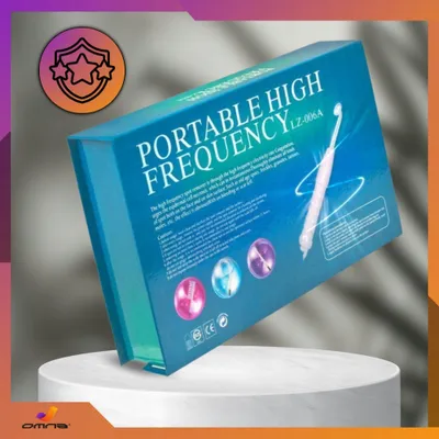 Image de OMNA | Appareil Darsonval Derma Wand Pro LZ006A - 4 électrodes - Soin de la peau pour une peau éclatante