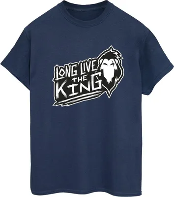 Produktbild von Disney - "The Lion King The King" T-Shirt für Damen BI29493 (XXL) (Marineblau)