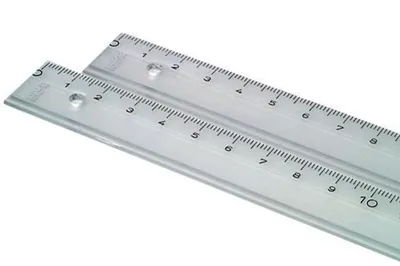 Produktbild von KUM® 201.08.09 Lineal Kunststoff - 30 cm, glasklar