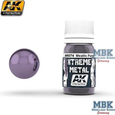 Zdjęcie produktu dla AK Interactive S.L. AK-674 AK Xtreme Metal Metallic Purple 30 ml