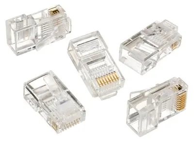 Zdjęcie produktu dla Gembird LC-8P8C-001/10, RJ-45, Przezroczysty, Złoto, 2 g, 12 mm, 25 mm