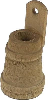 Produktbild von Miniatur Butterfass aus Holz braun gebeizt. 2 cm. Zubehör für Weihnachtskrippe