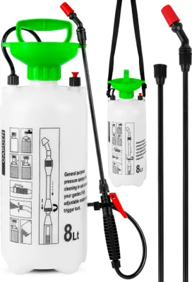 Produktbild von MalTec Drucksprüher Garten mit verstellbarer Düse 8L Sprühgerät Pflanzenspritze 3,2 bar Lanze 93 cm zusätzliche Dichtungen